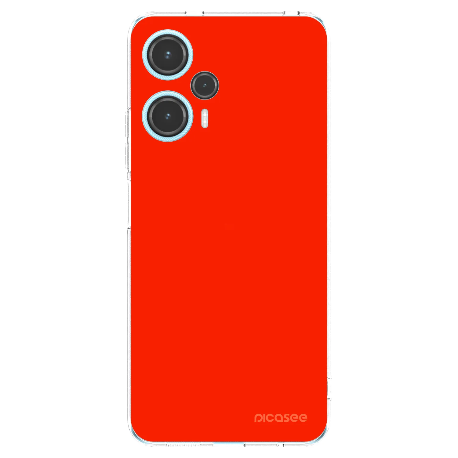 Picasee διαφανής θήκη σιλικόνης Xiaomi Poco F5 - Maranello Red