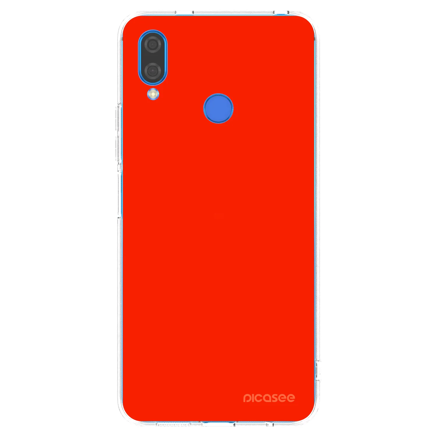 Picasee διαφανής θήκη σιλικόνης Huawei Nova 3 - Maranello Red
