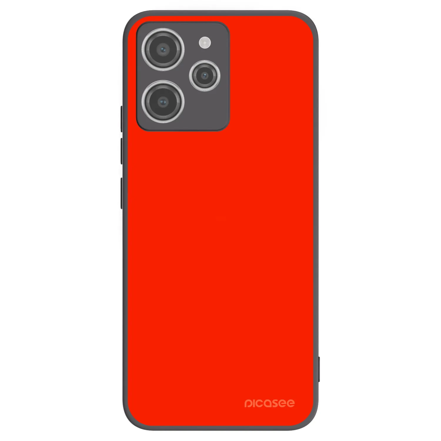 Picasee Μαύρη θήκη σιλικόνης για Xiaomi Redmi 12 4G - Maranello Red