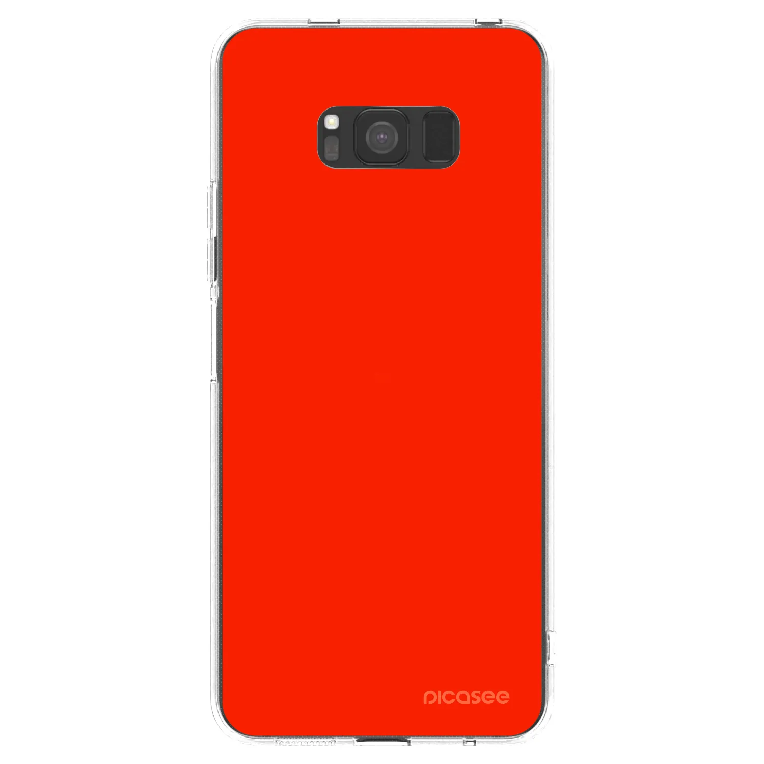 Picasee διαφανής θήκη σιλικόνης Samsung Galaxy S8 G950F - Maranello Red