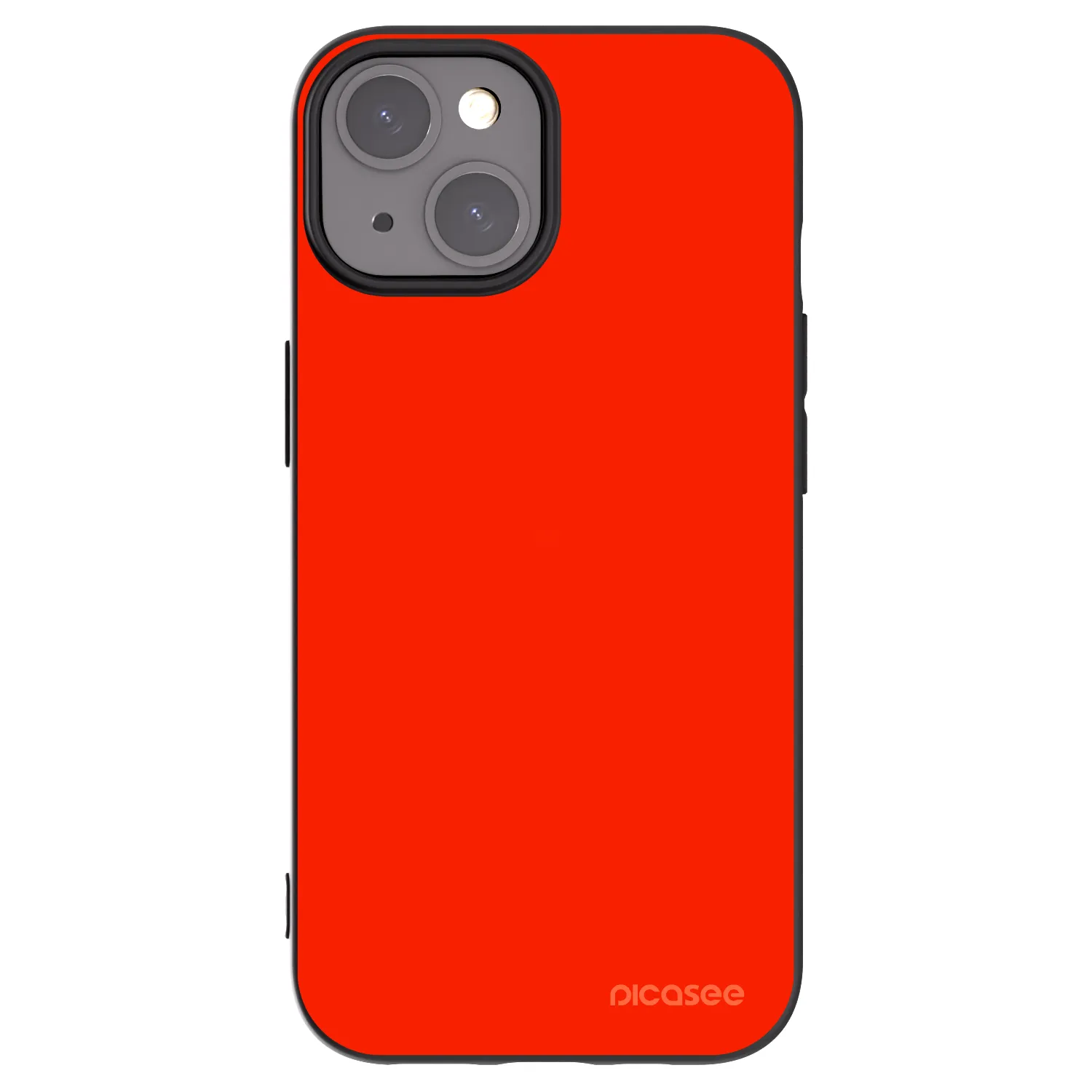 Picasee Μαύρη θήκη σιλικόνης για Apple iPhone 15 - Maranello Red