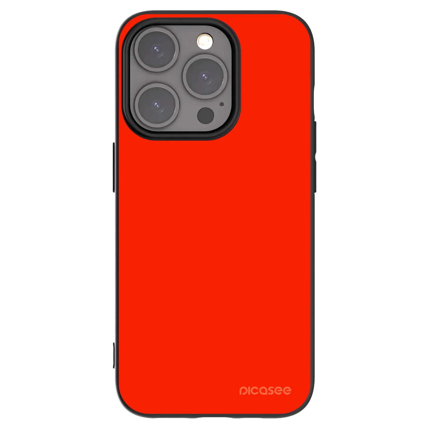 Picasee Μαύρη θήκη σιλικόνης για Apple iPhone 15 Pro - Maranello Red