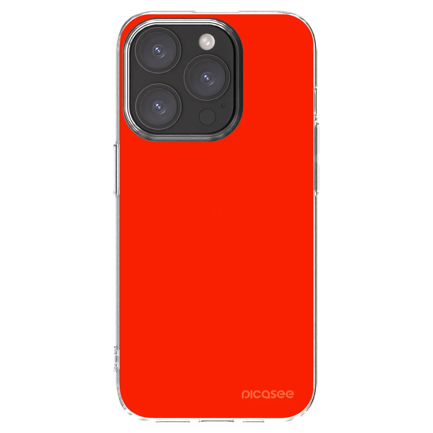 Picasee διαφανής θήκη σιλικόνης Apple iPhone 15 Pro - Maranello Red
