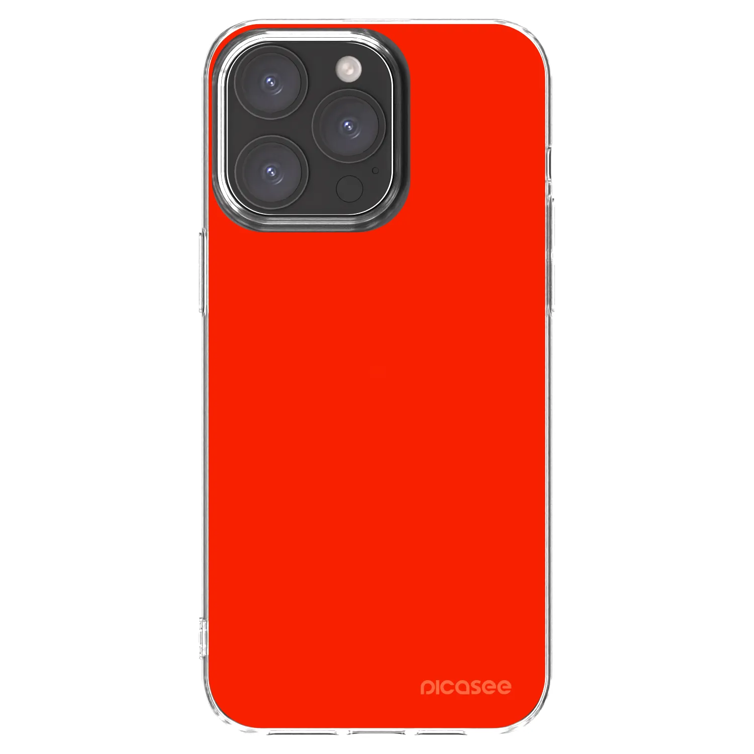 Picasee διαφανής θήκη σιλικόνης Apple iPhone 15 Pro Max - Maranello Red