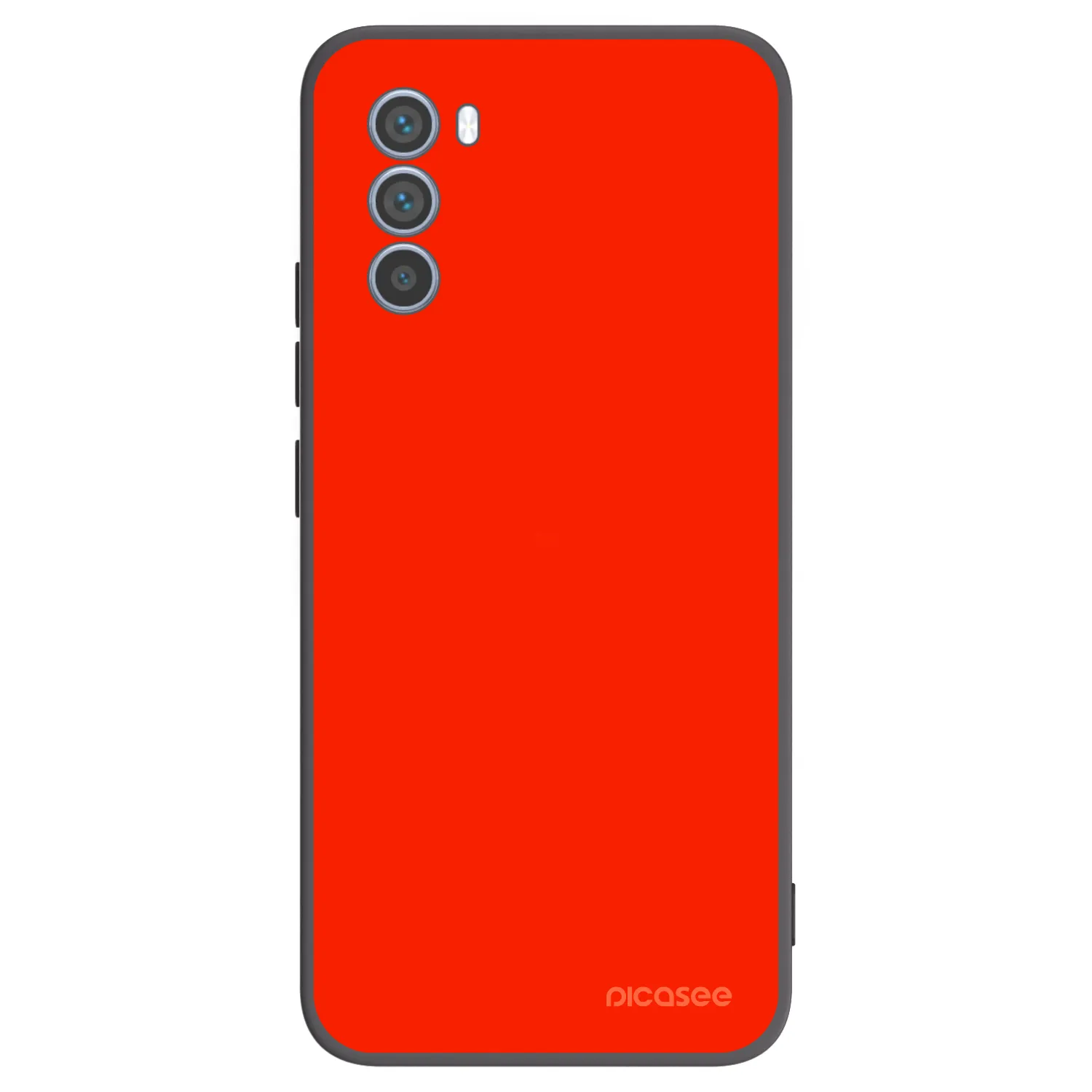 Picasee Μαύρη θήκη σιλικόνης για Motorola Moto G62 - Maranello Red