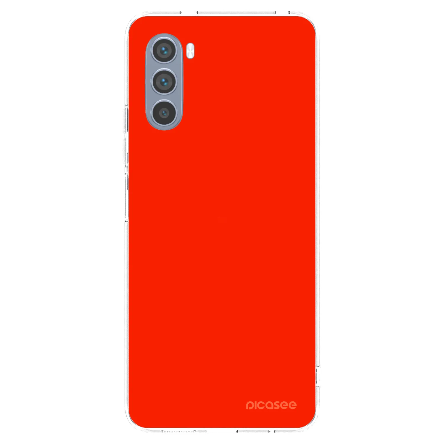 Picasee διαφανής θήκη σιλικόνης Motorola Moto G62 - Maranello Red