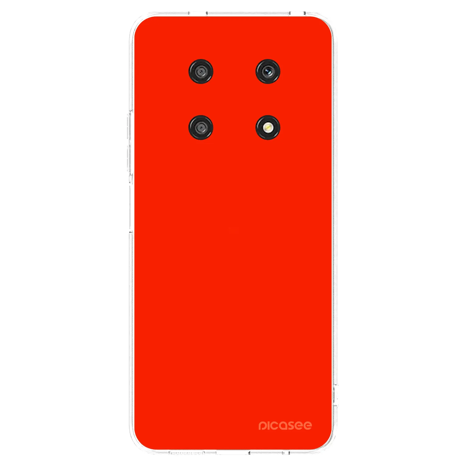Picasee διαφανής θήκη σιλικόνης Honor Magic4 Lite 5G - Maranello Red
