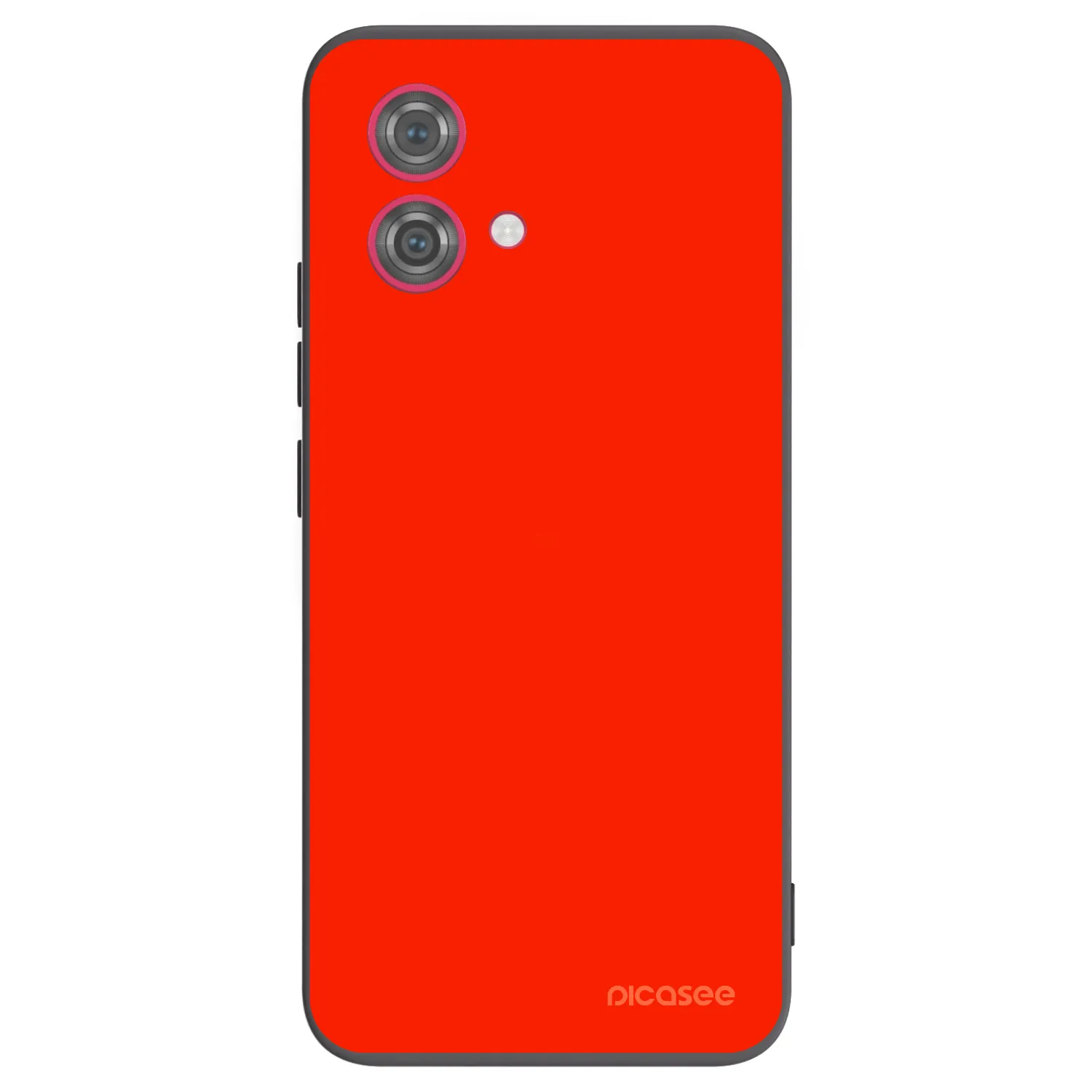Picasee Μαύρη θήκη σιλικόνης για Motorola Moto G84 5G - Maranello Red