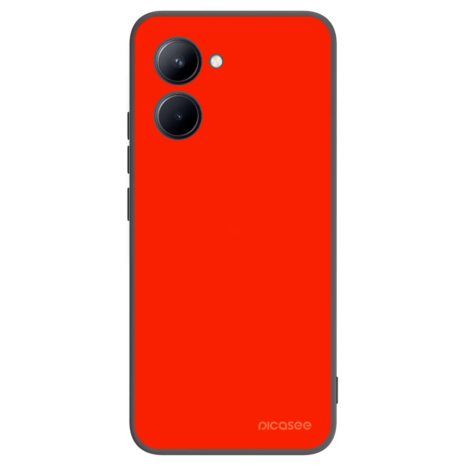 Picasee Μαύρη θήκη σιλικόνης για Realme C33 (2023) - Maranello Red