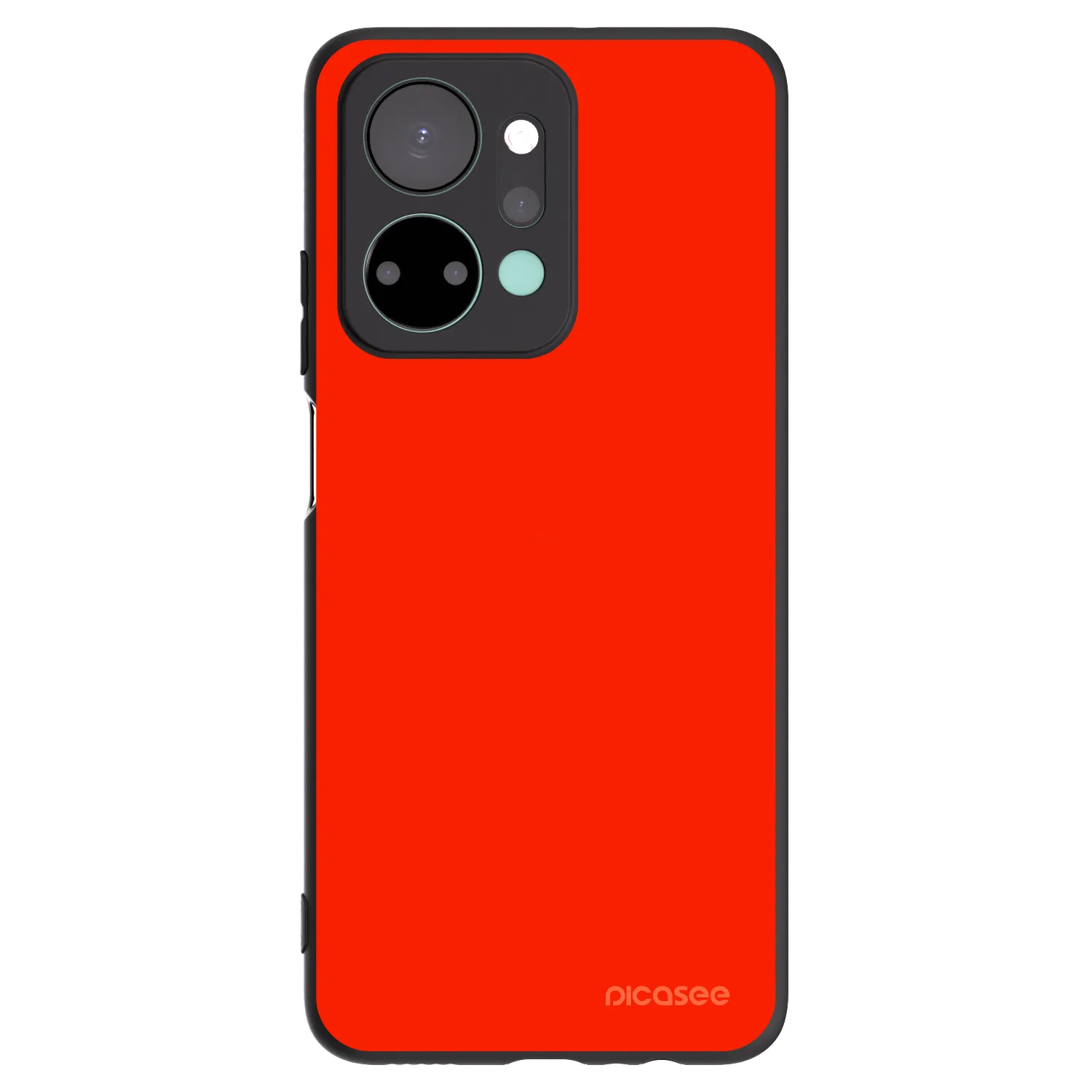 Picasee Μαύρη θήκη σιλικόνης για Honor X7a - Maranello Red