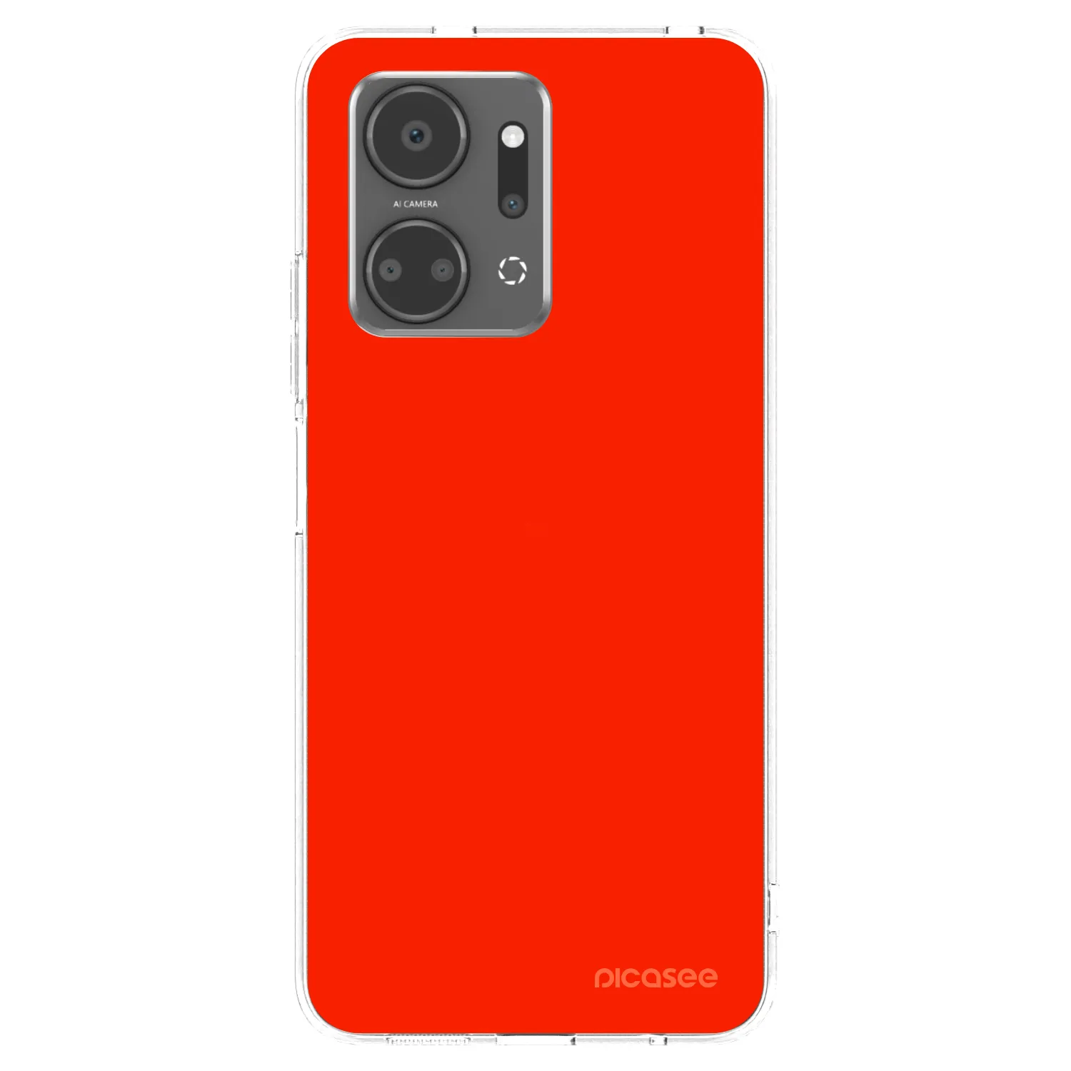 Picasee διαφανής θήκη σιλικόνης Honor X7a - Maranello Red