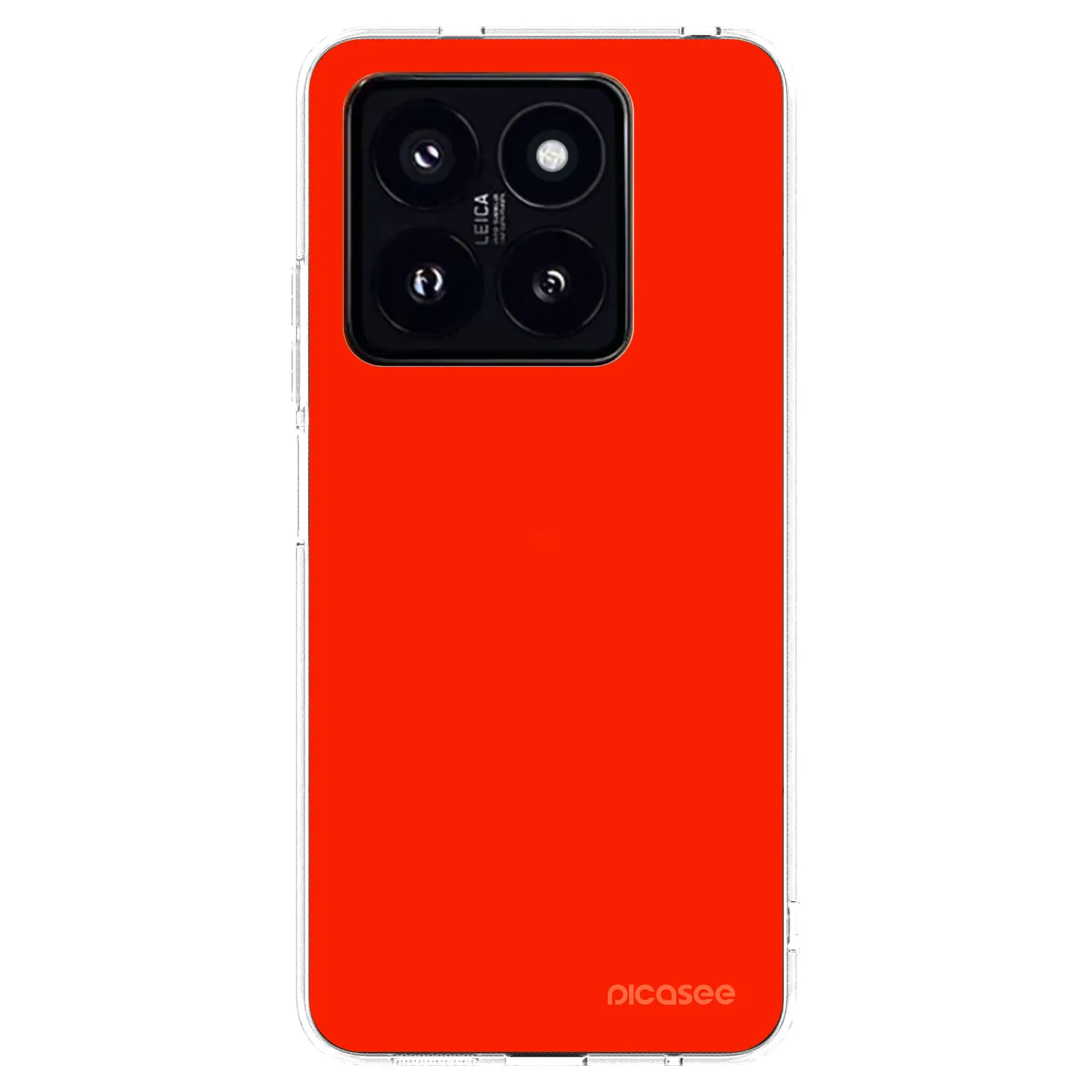 Picasee διαφανής θήκη σιλικόνης Xiaomi 14 Pro - Maranello Red