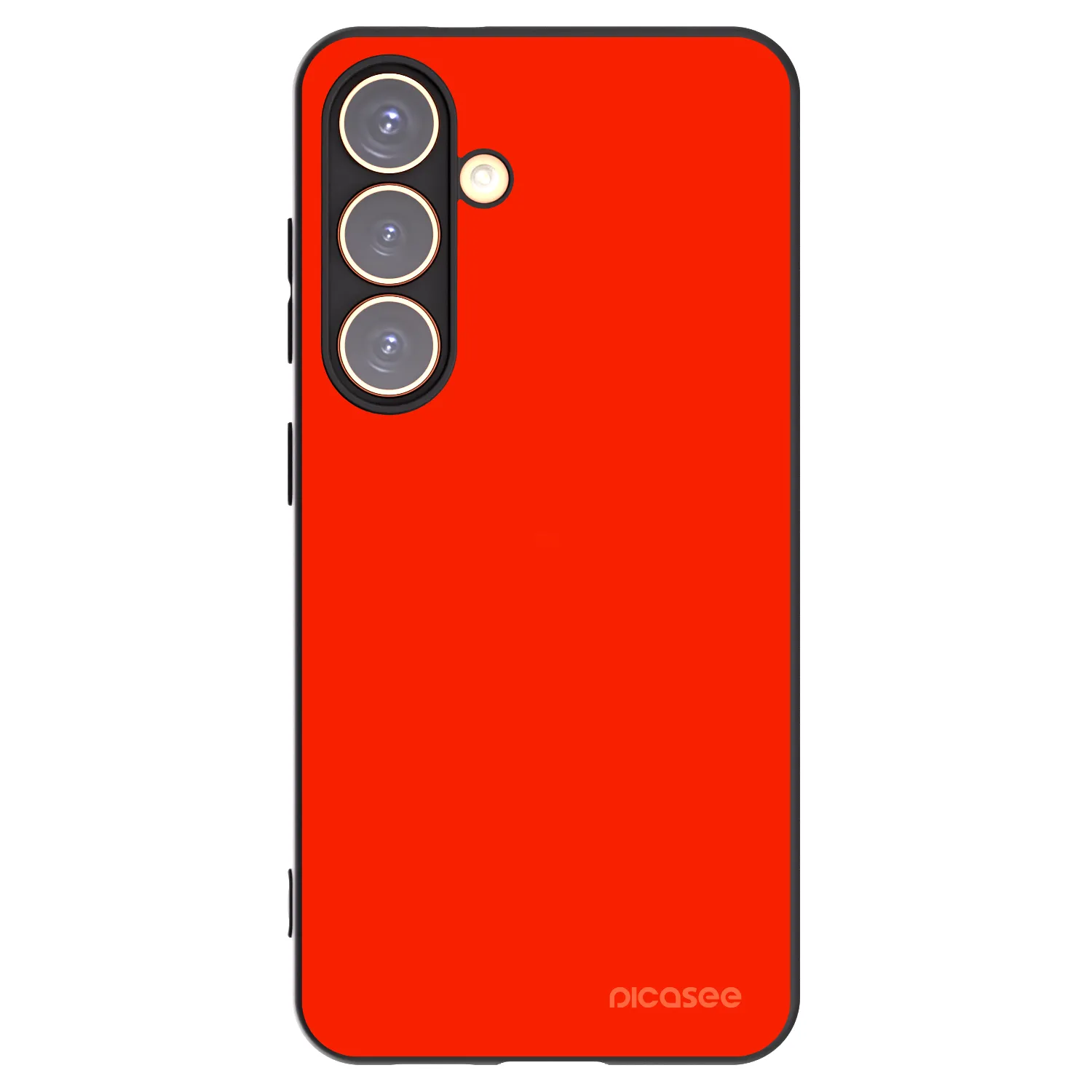 Picasee Μαύρη θήκη σιλικόνης για Samsung Galaxy S24 S921B 5G - Maranello Red
