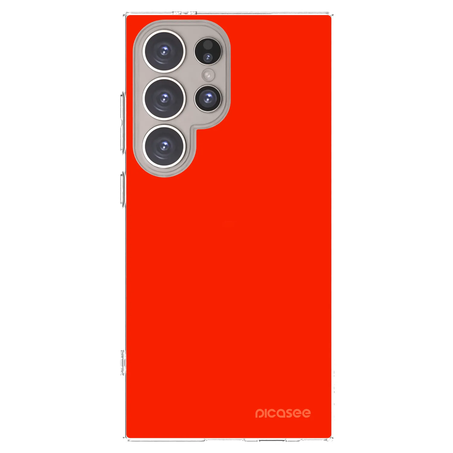 Picasee διαφανής θήκη σιλικόνης Samsung Galaxy S24 Ultra S928B 5G - Maranello Red