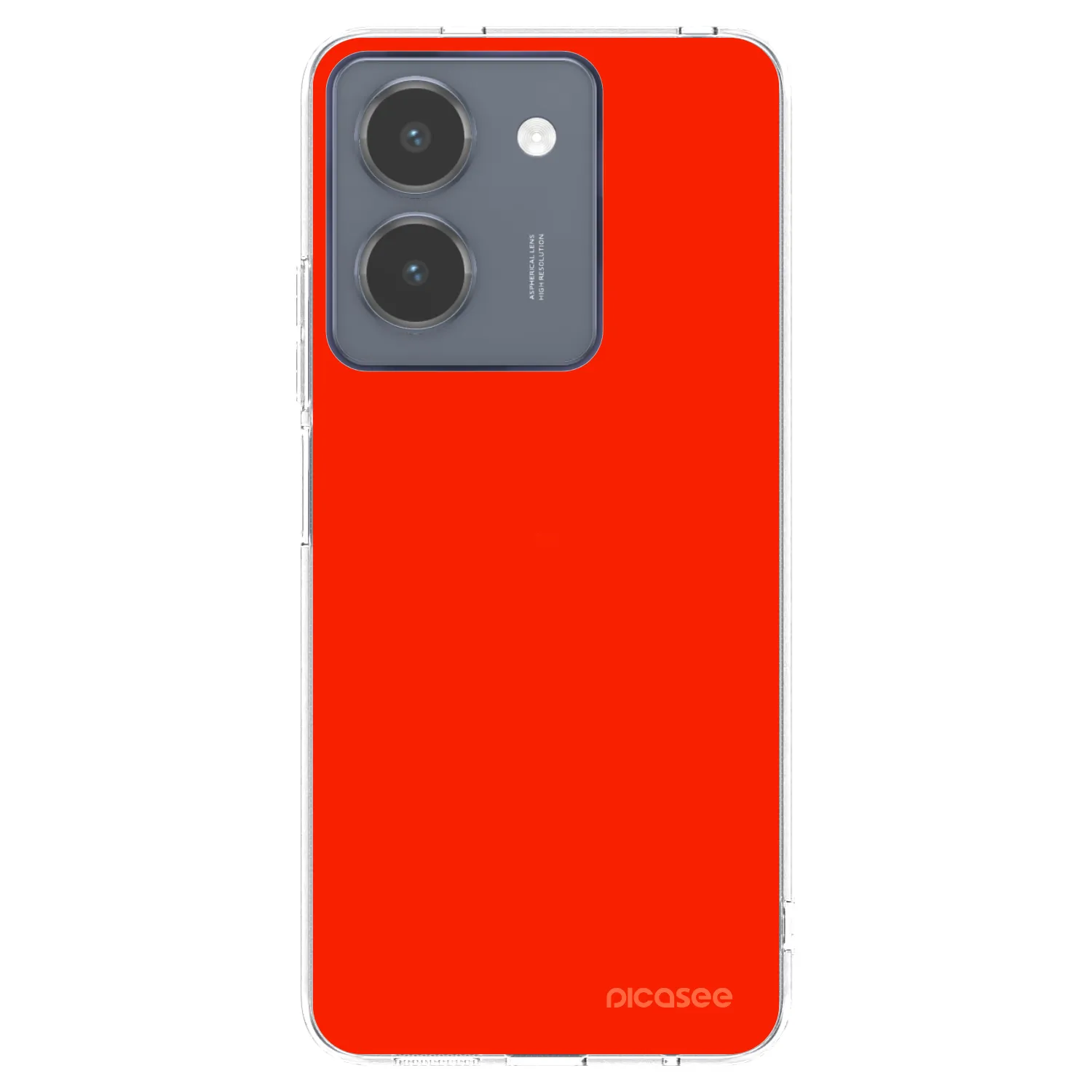 Picasee διαφανής θήκη σιλικόνης Vivo Y36 4G - Maranello Red