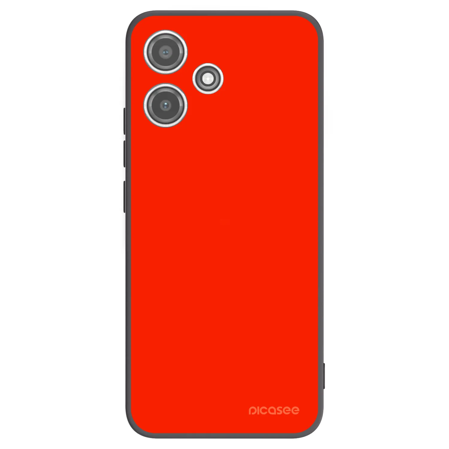 Picasee Μαύρη θήκη σιλικόνης για Xiaomi Redmi 12 5G - Maranello Red