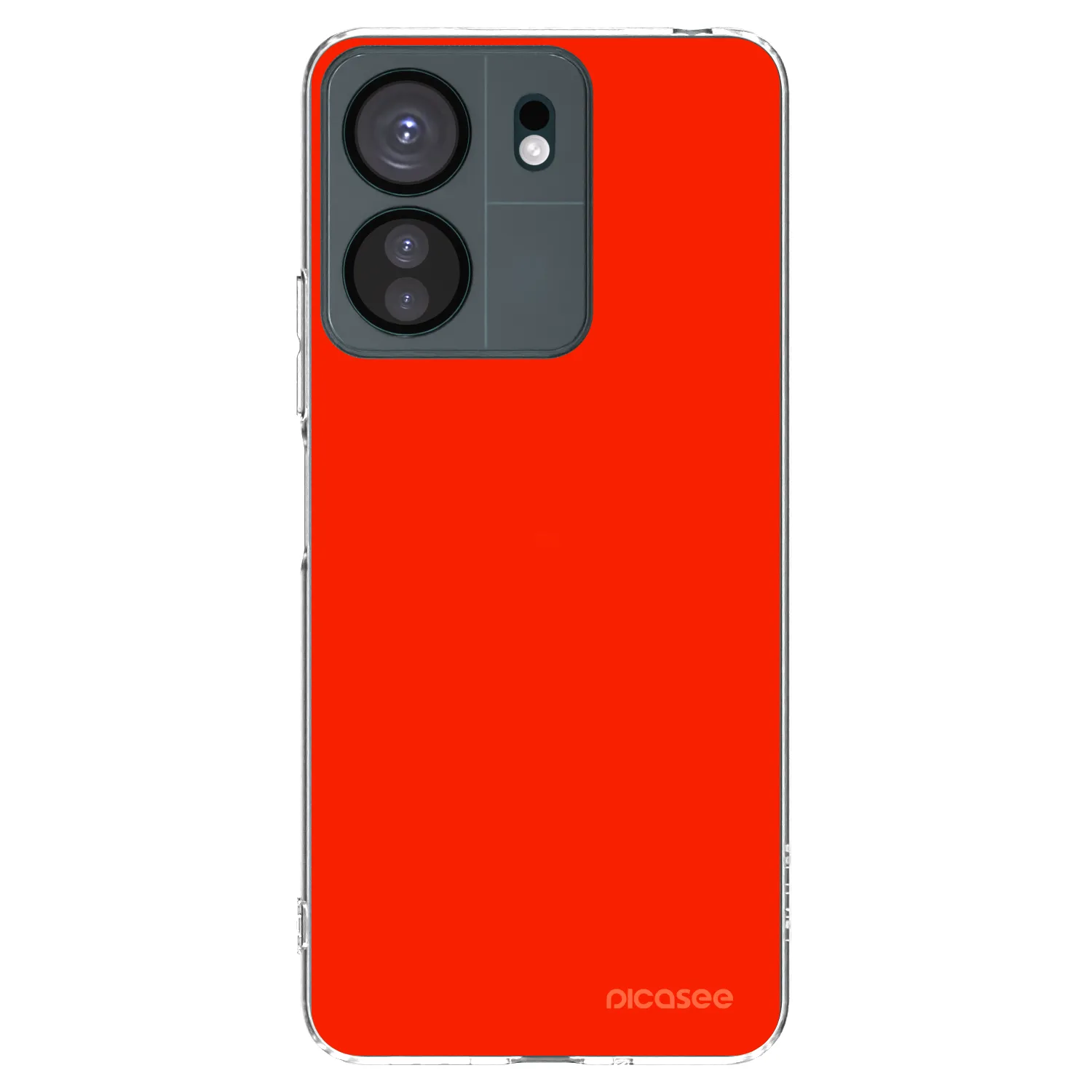 Picasee διαφανής θήκη σιλικόνης Xiaomi Redmi 13C 4G - Maranello Red