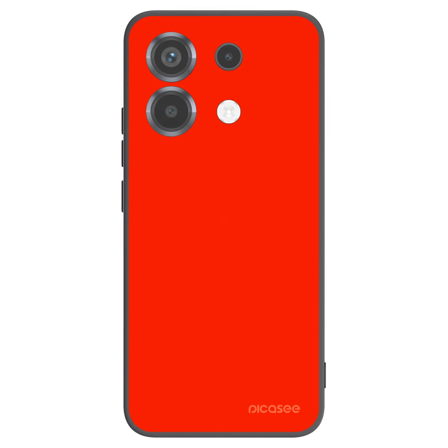 Picasee Μαύρη θήκη σιλικόνης για Xiaomi Poco X6 - Maranello Red