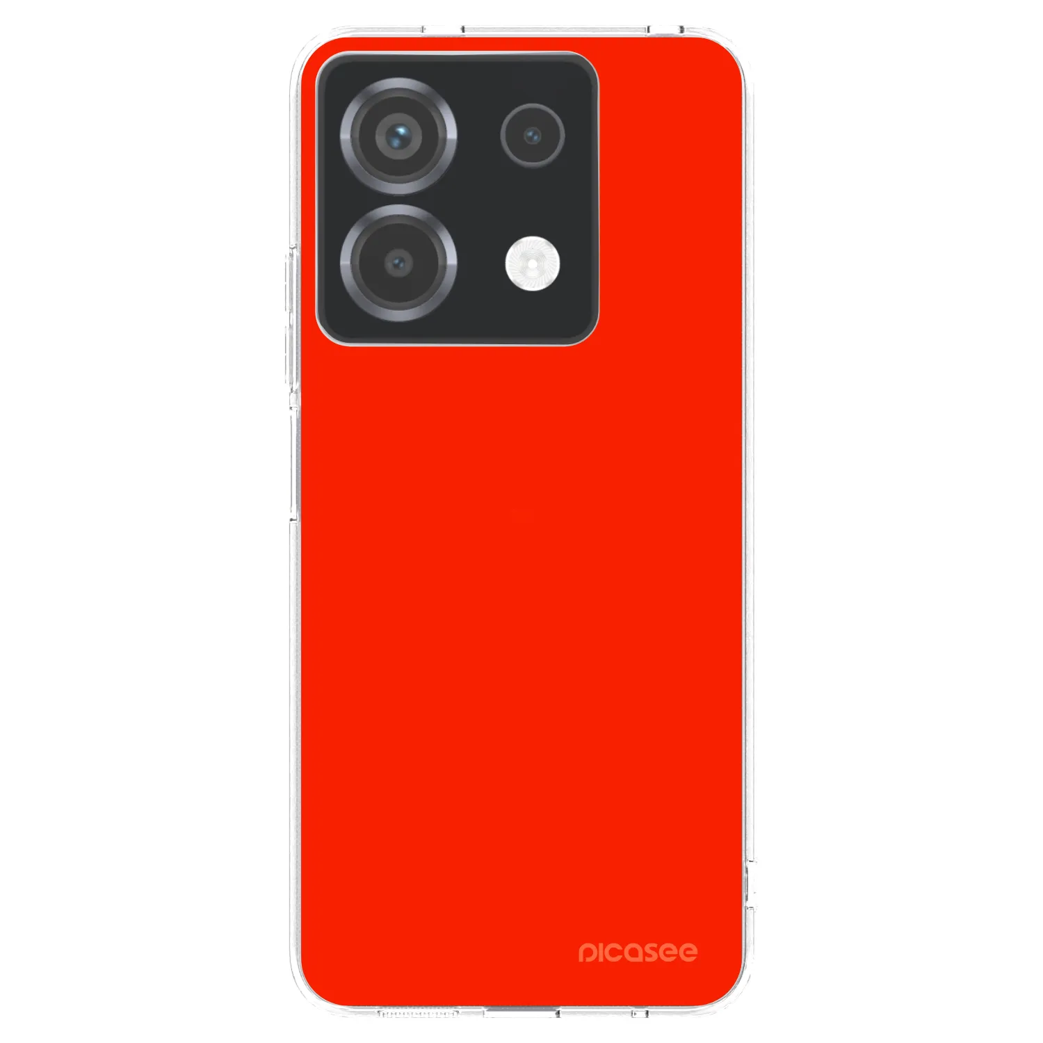 Picasee διαφανής θήκη σιλικόνης Xiaomi Poco X6 - Maranello Red