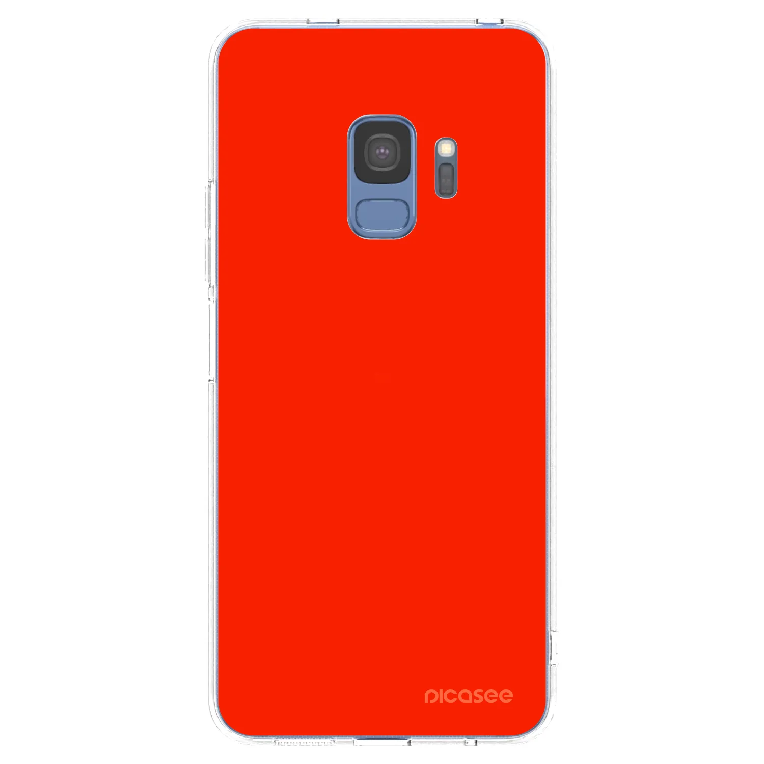 Picasee διαφανής θήκη σιλικόνης Samsung Galaxy S9 G960F - Maranello Red