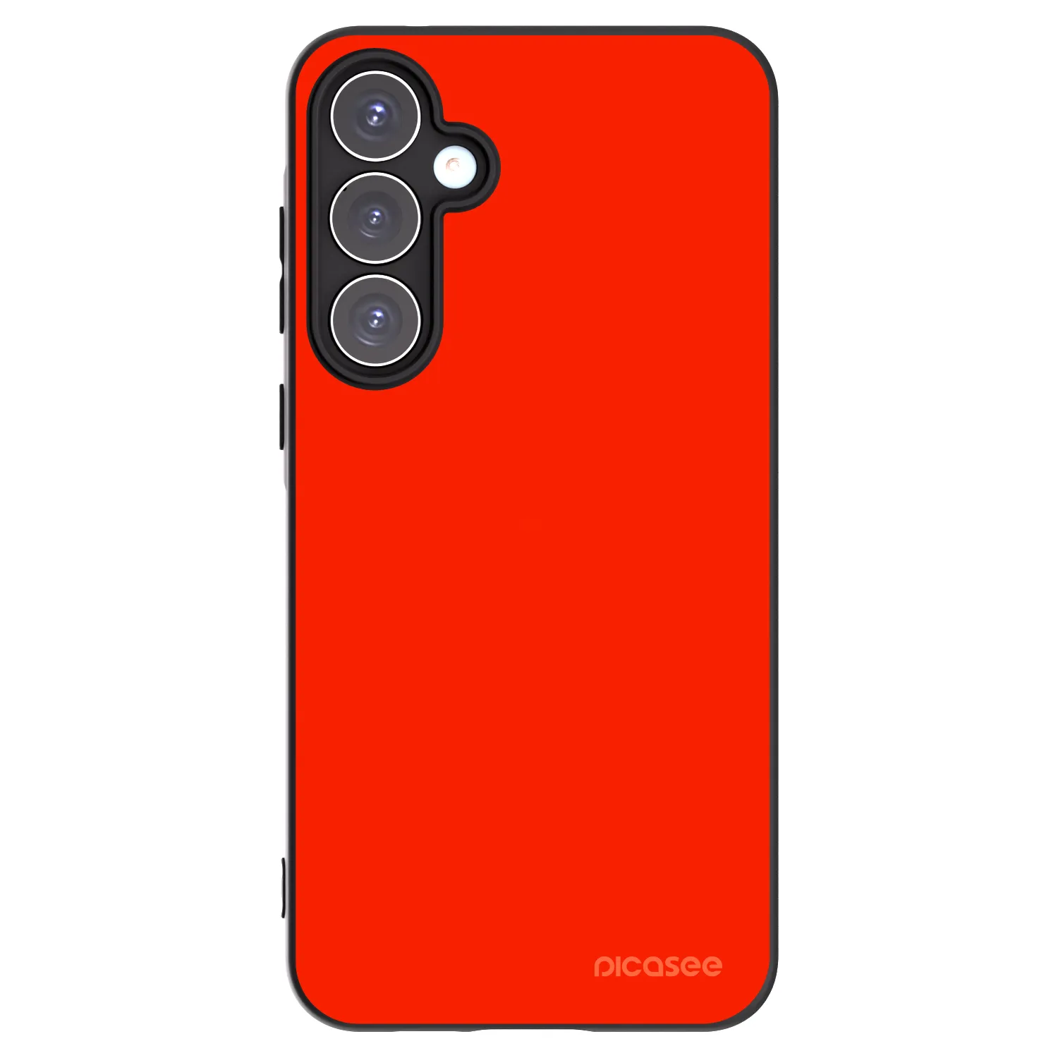 Picasee Μαύρη θήκη σιλικόνης για Samsung Galaxy A55 5G A556B - Maranello Red