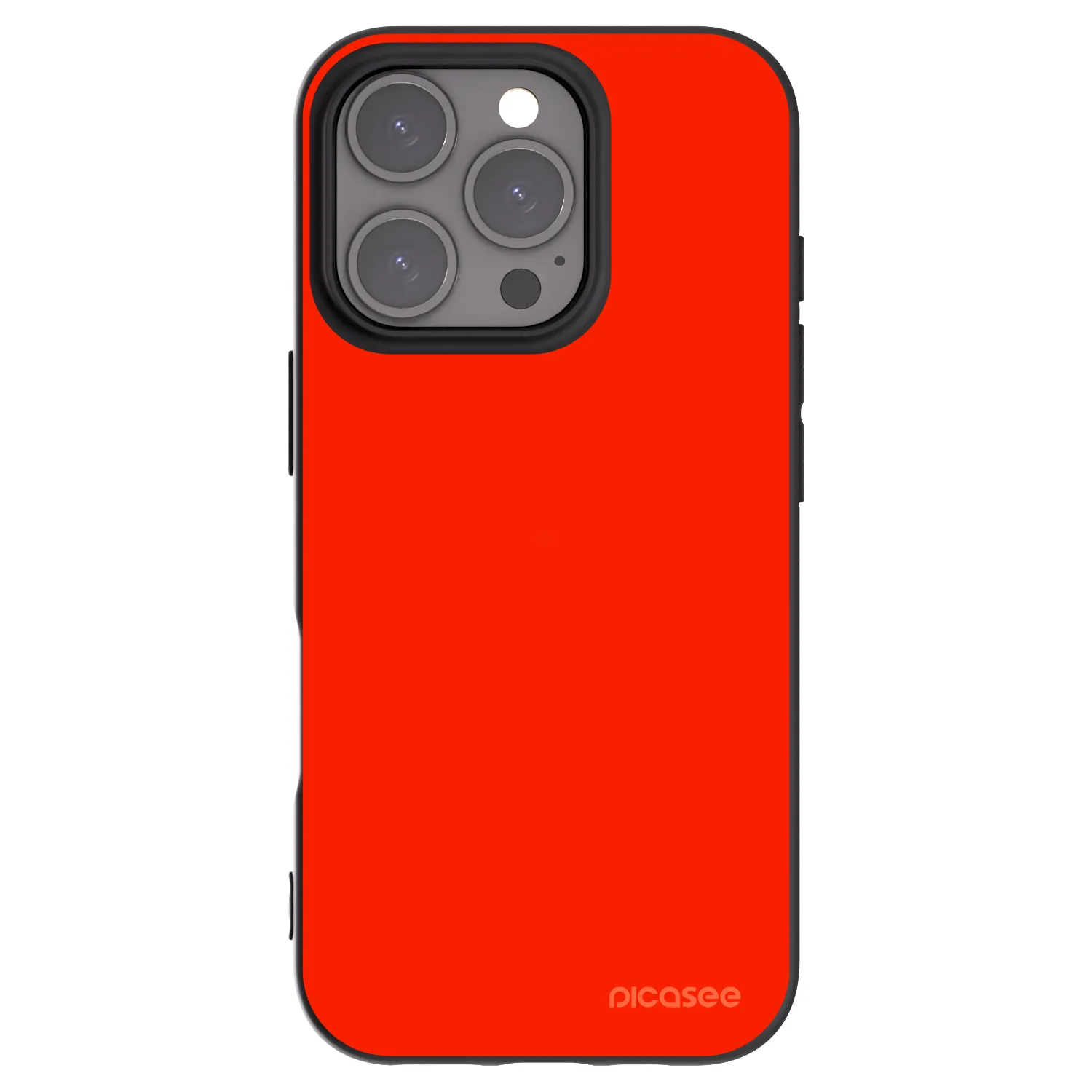 Picasee Μαύρη θήκη σιλικόνης για Apple iPhone 16 Pro - Maranello Red