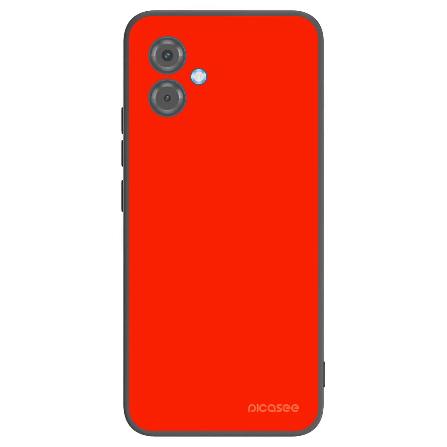 Picasee Μαύρη θήκη σιλικόνης για Motorola Moto G14 - Maranello Red