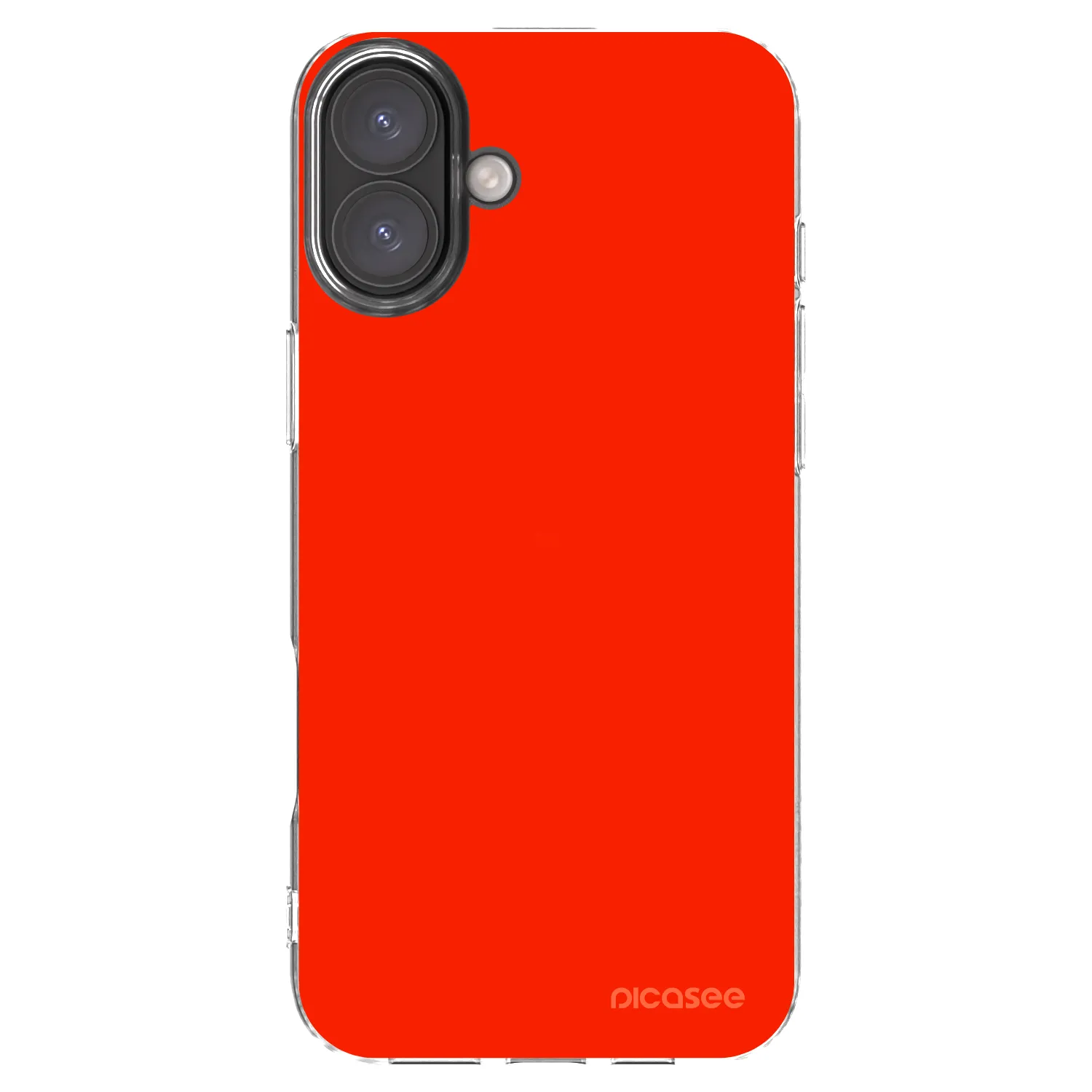 Picasee διαφανής θήκη σιλικόνης Apple iPhone 16 Plus - Maranello Red