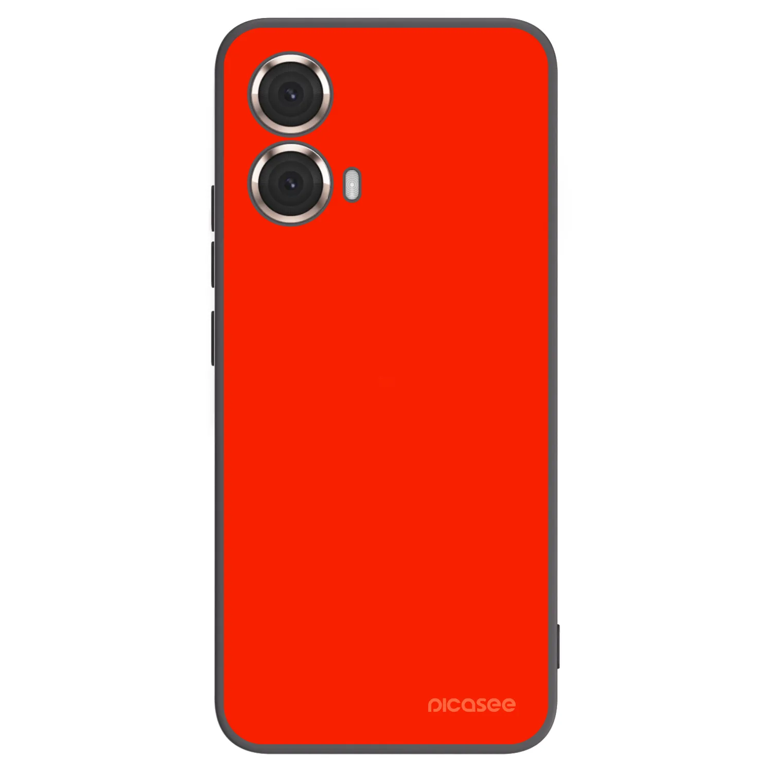 Picasee Μαύρη θήκη σιλικόνης για Motorola Moto G85 - Maranello Red