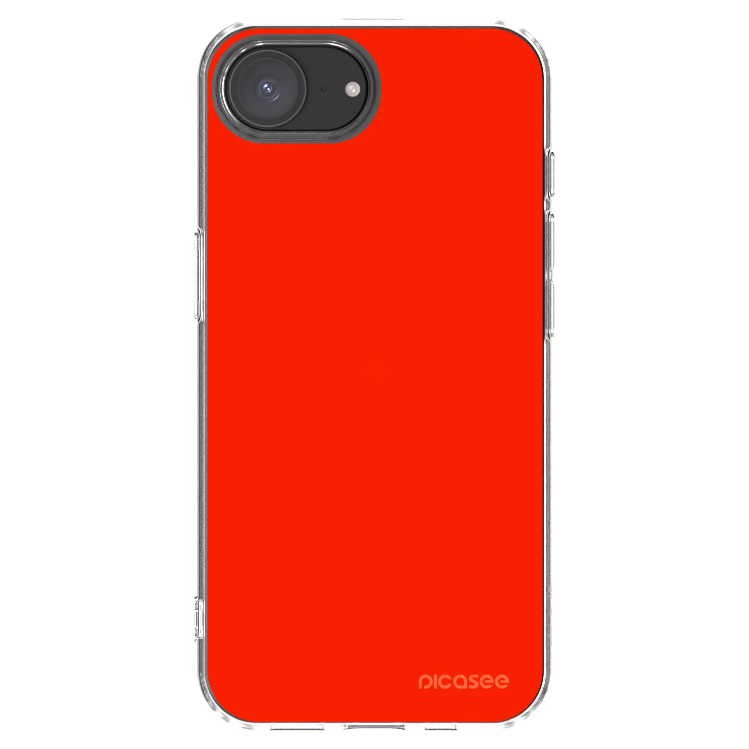 Picasee διαφανής θήκη σιλικόνης Apple iPhone 16e - Maranello Red
