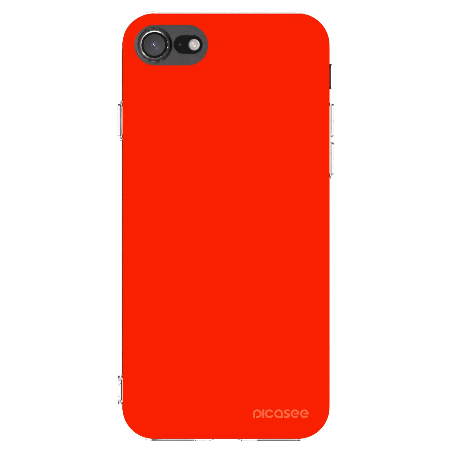 Picasee διαφανής θήκη σιλικόνης Apple iPhone 7 - Maranello Red