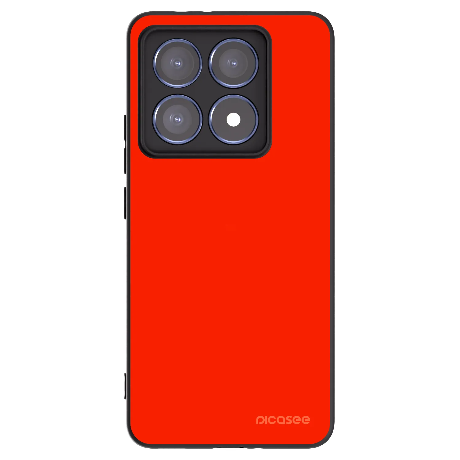 Picasee Μαύρη θήκη σιλικόνης για Xiaomi 14T Pro - Maranello Red