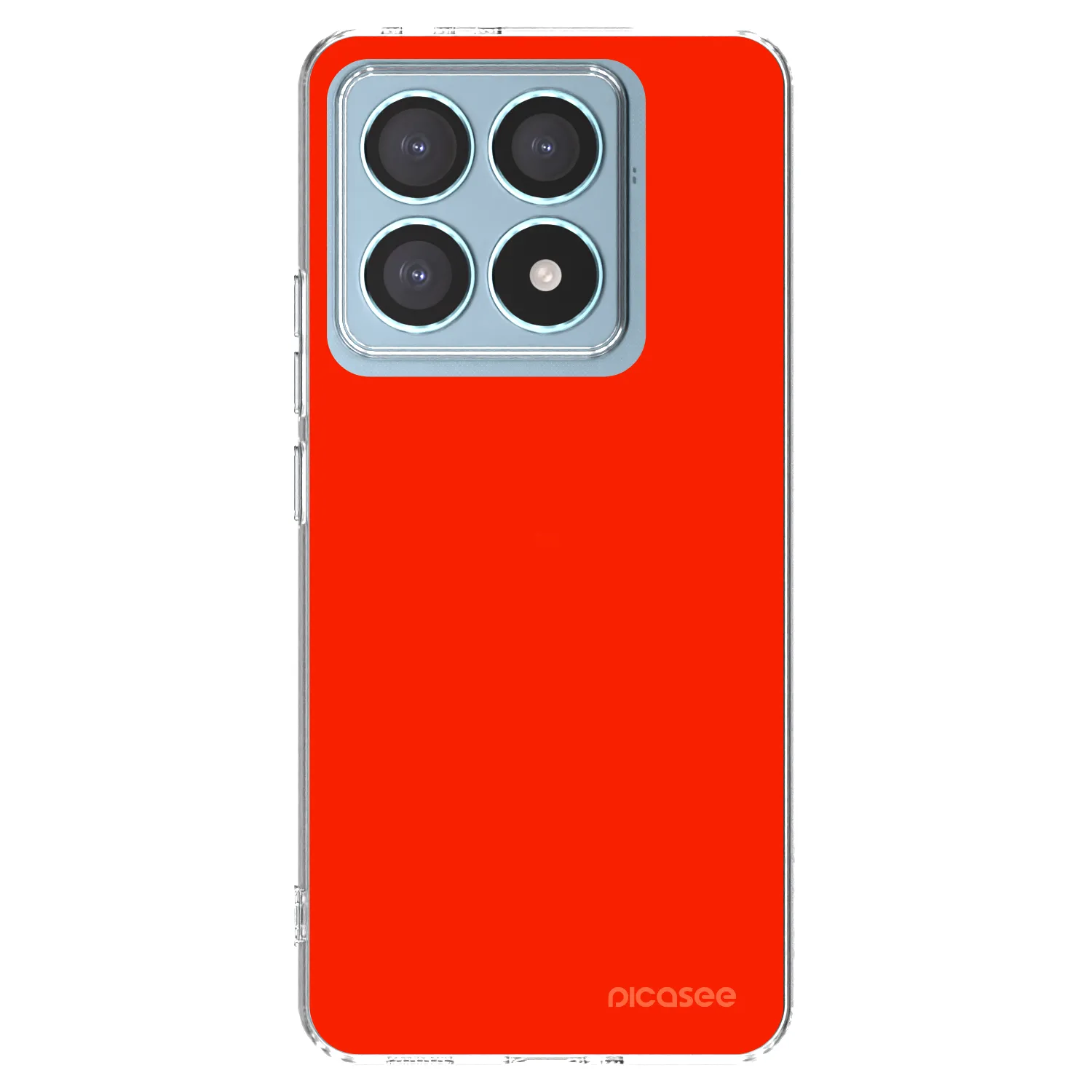 Picasee διαφανής θήκη σιλικόνης Xiaomi 14T Pro - Maranello Red