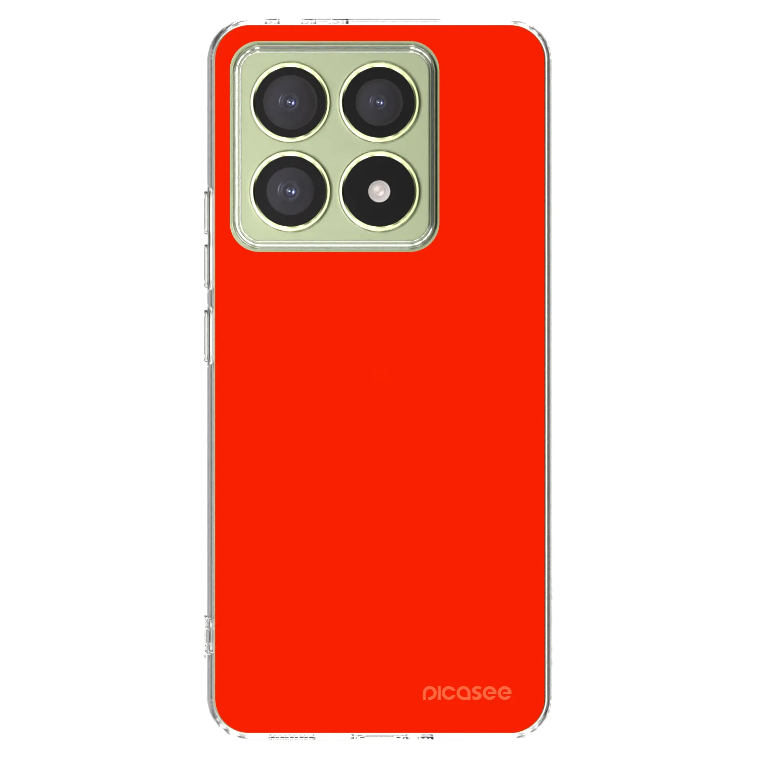 Picasee διαφανής θήκη σιλικόνης Xiaomi 14T - Maranello Red