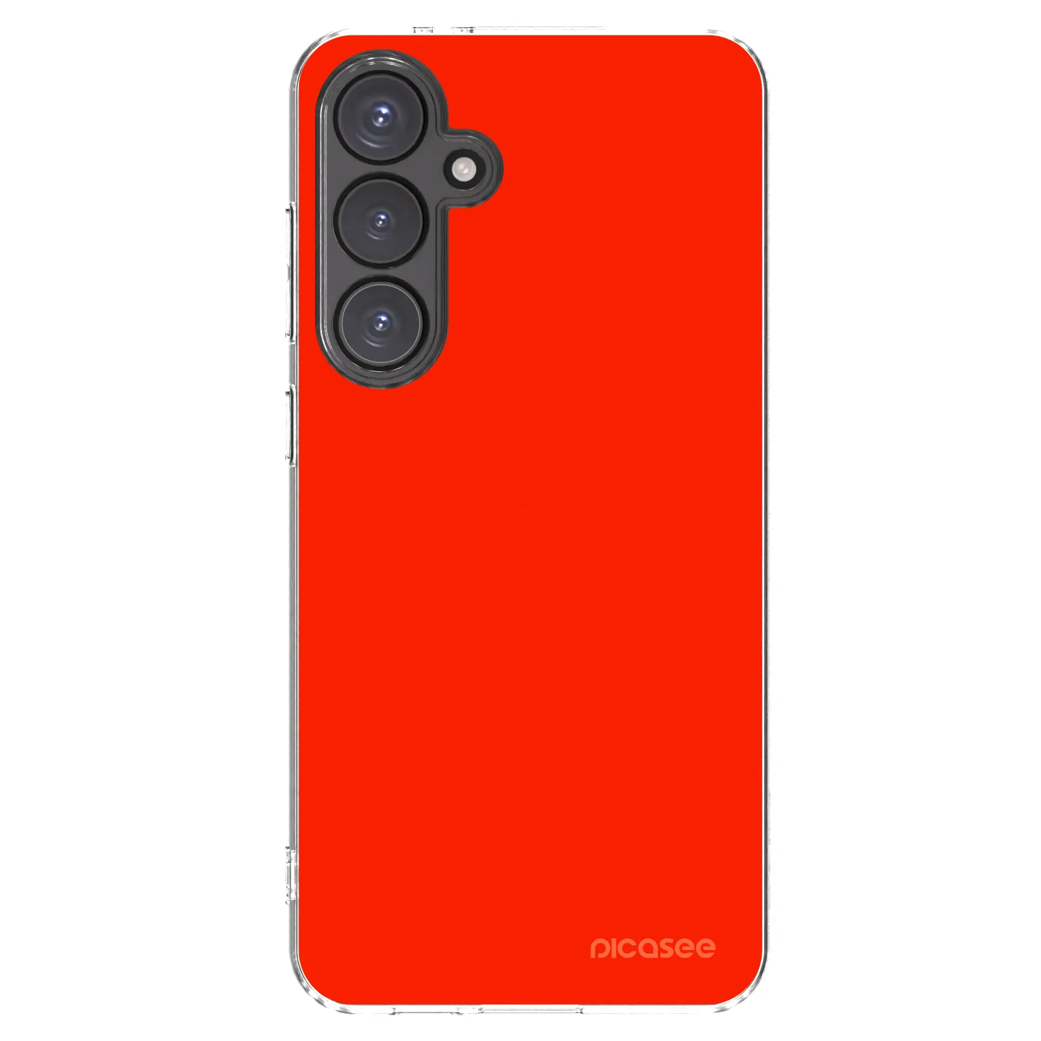 Picasee διαφανής θήκη σιλικόνης Samsung Galaxy S24 FE S721B - Maranello Red