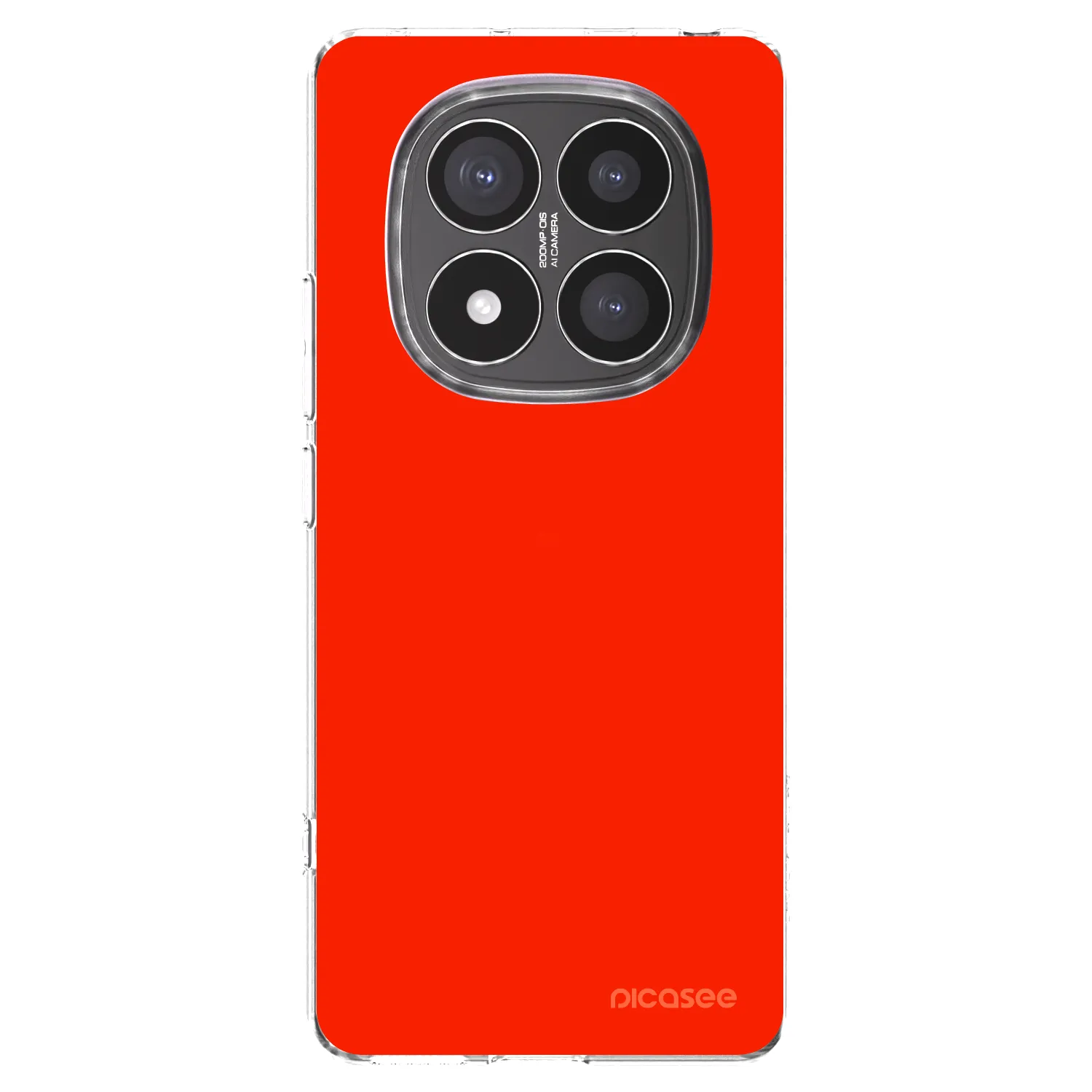 Picasee διαφανής θήκη σιλικόνης Xiaomi Redmi Note 14 Pro+ 5G - Maranello Red