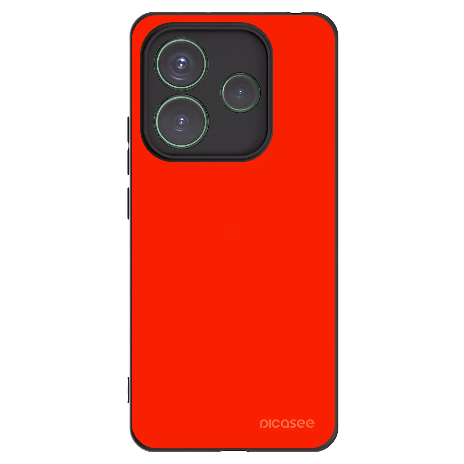Picasee Μαύρη θήκη σιλικόνης για Xiaomi Redmi Note 14 5G - Maranello Red