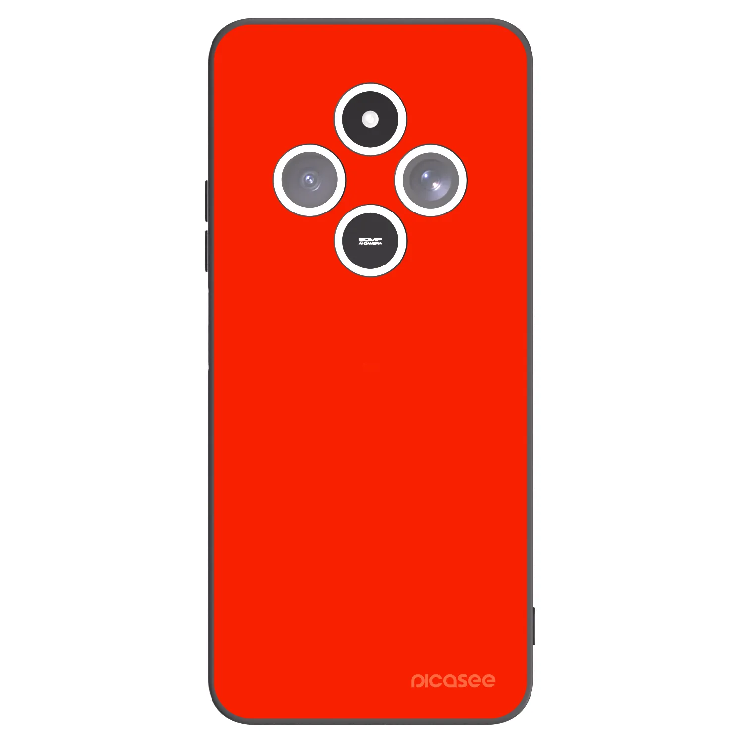 Picasee Μαύρη θήκη σιλικόνης για Xiaomi Redmi 14C - Maranello Red