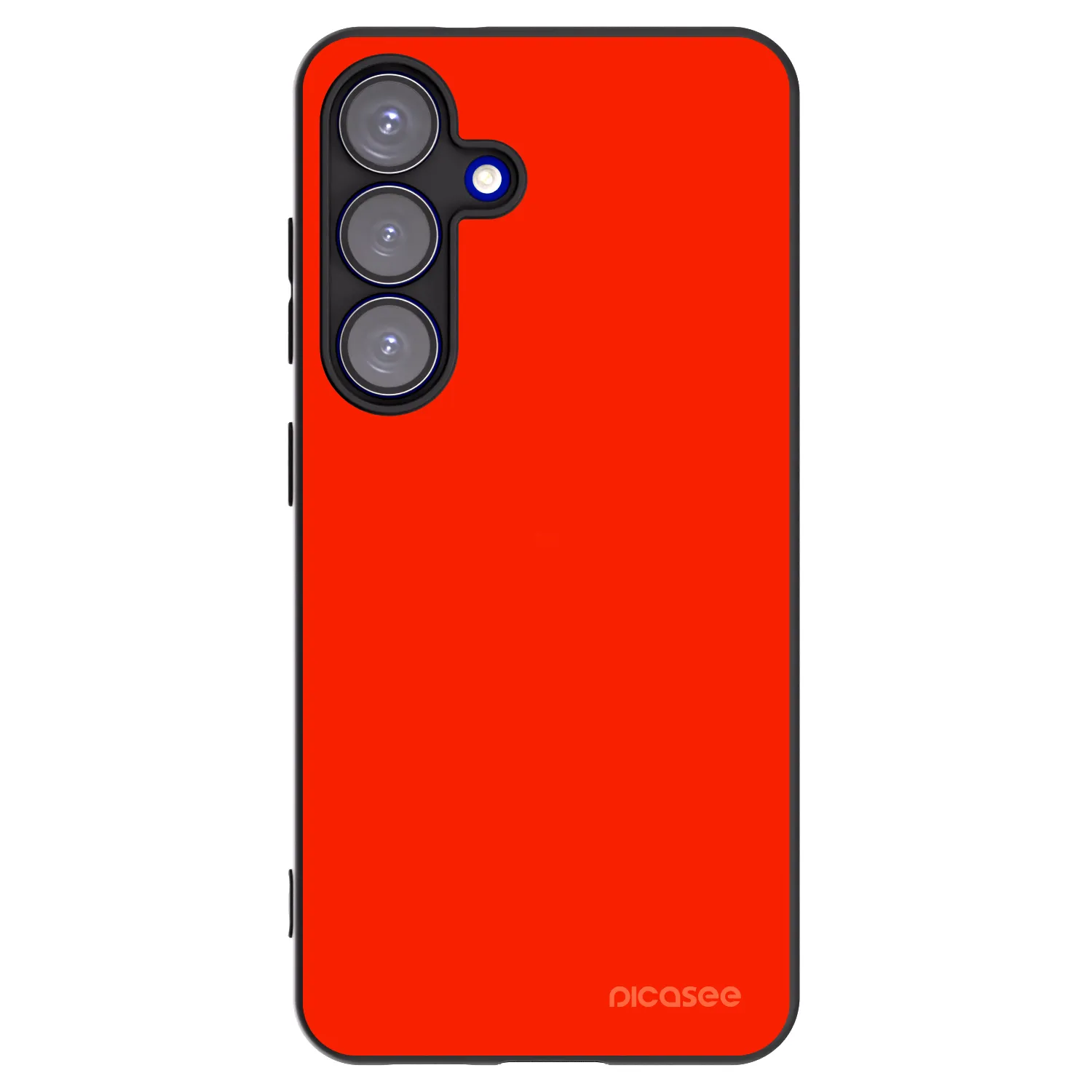Picasee Μαύρη θήκη σιλικόνης για Samsung Galaxy S25 5G - Maranello Red