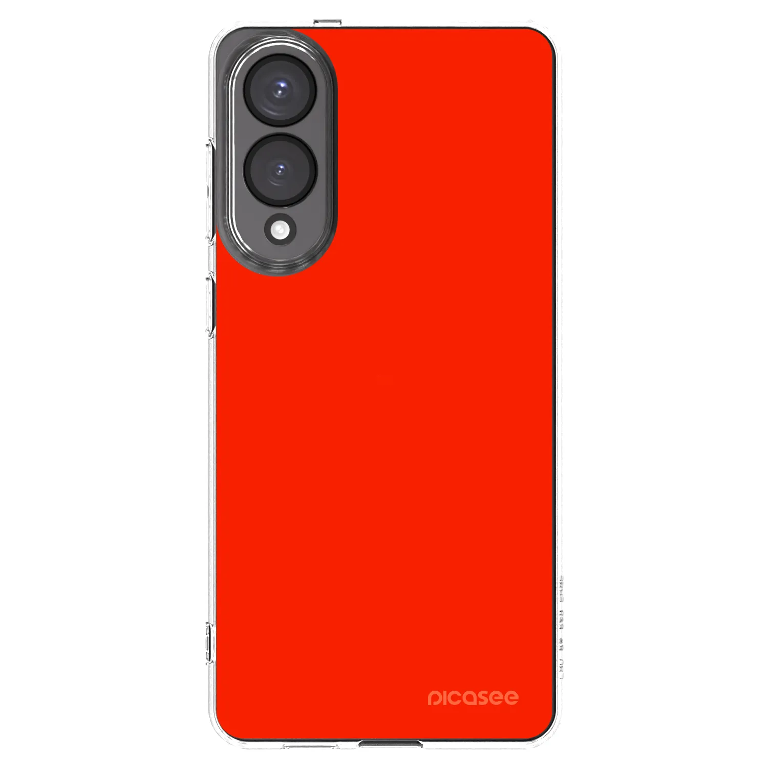 Picasee διαφανής θήκη σιλικόνης Samsung Galaxy S25 Edge 5G - Maranello Red