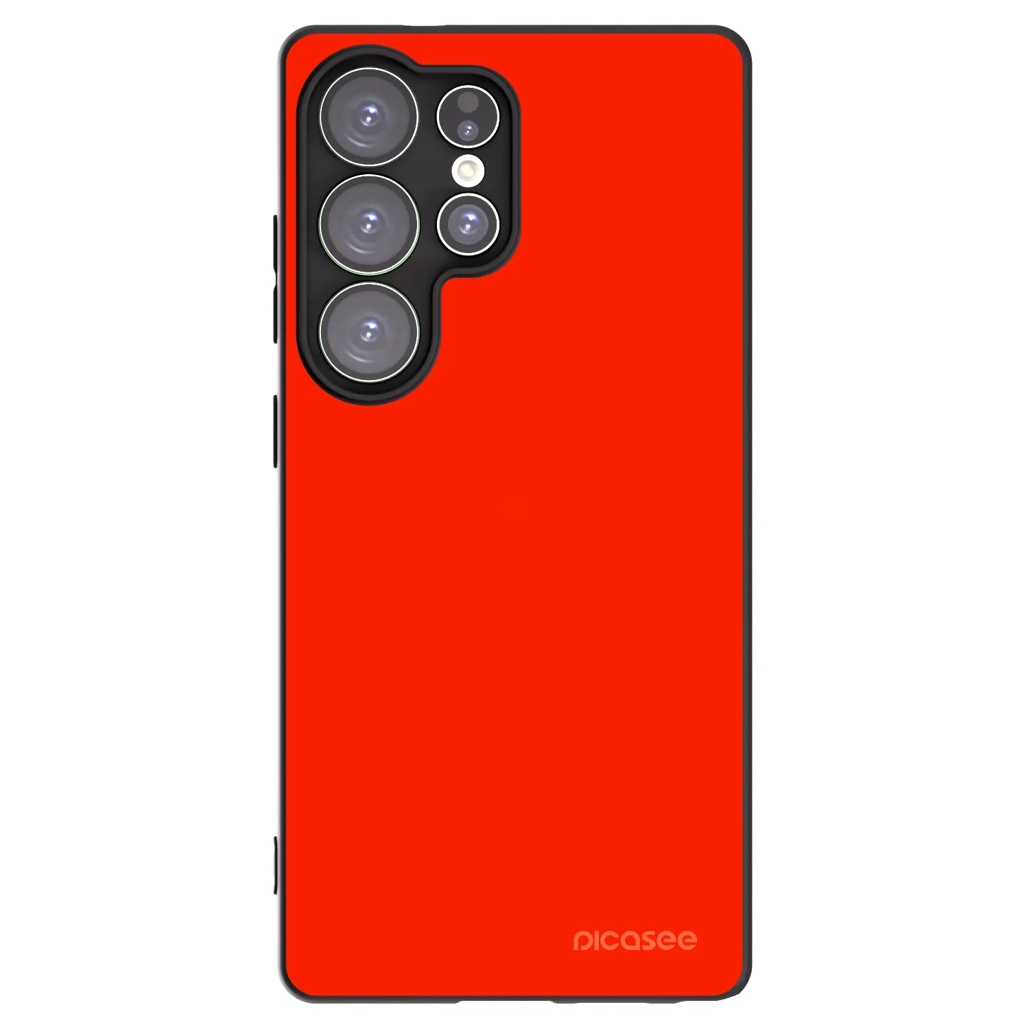 Picasee Μαύρη θήκη σιλικόνης για Samsung Galaxy S25 Ultra 5G - Maranello Red