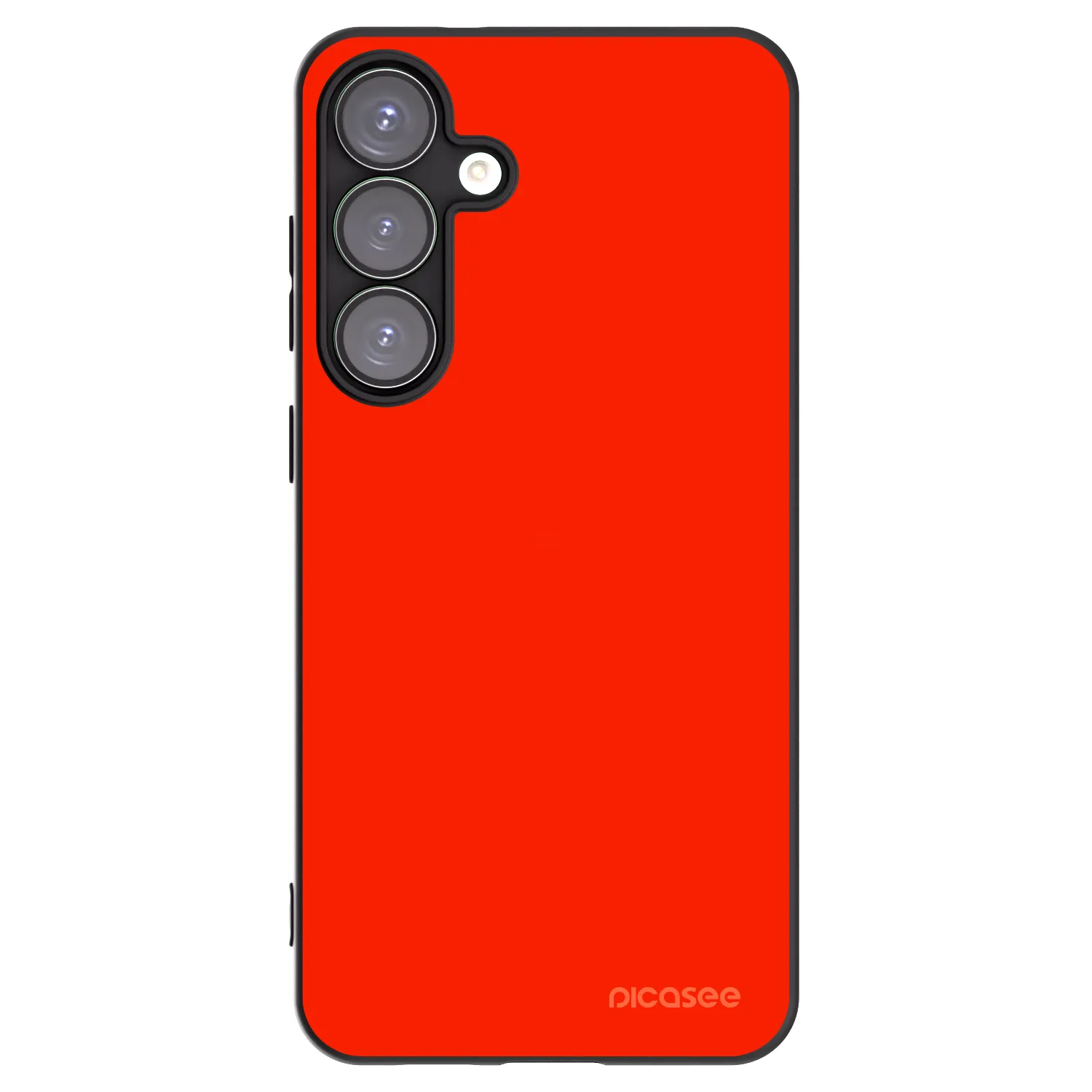 Picasee Μαύρη θήκη σιλικόνης για Samsung Galaxy S25+ 5G - Maranello Red