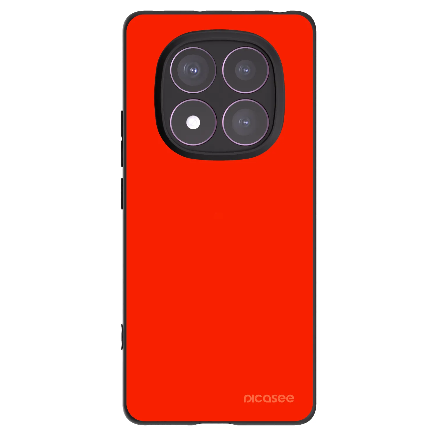 Picasee Μαύρη θήκη σιλικόνης για Xiaomi Redmi Note 14 Pro 4G - Maranello Red