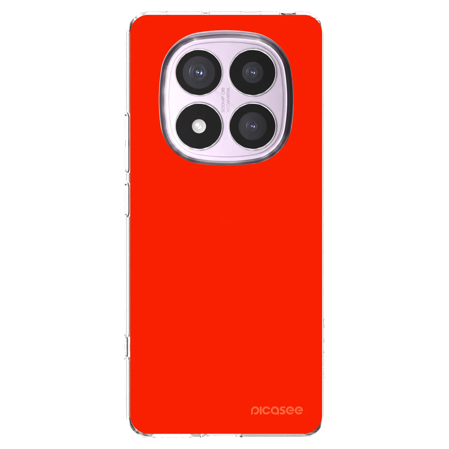 Picasee διαφανής θήκη σιλικόνης Xiaomi Redmi Note 14 Pro 4G - Maranello Red