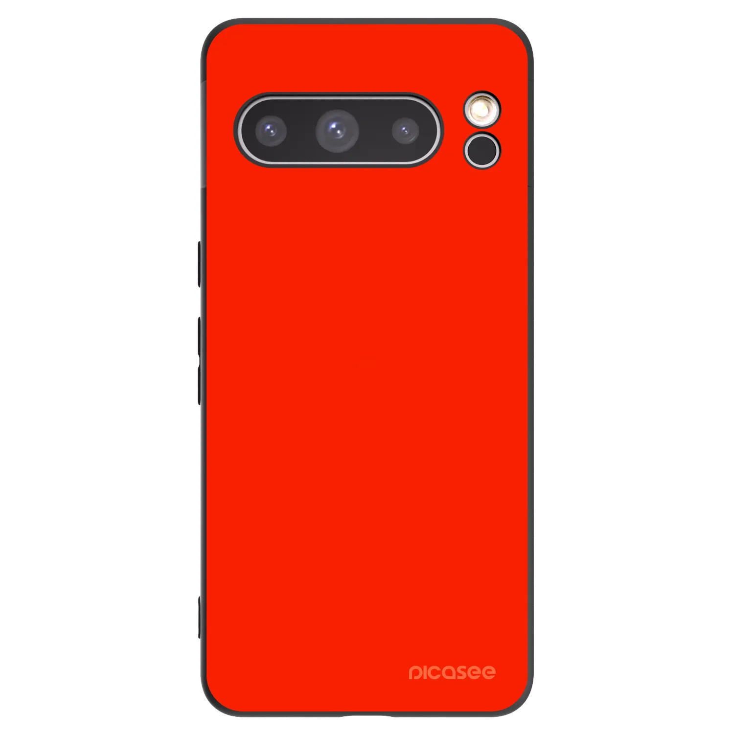Picasee Μαύρη θήκη σιλικόνης για Google Pixel 8 Pro - Maranello Red