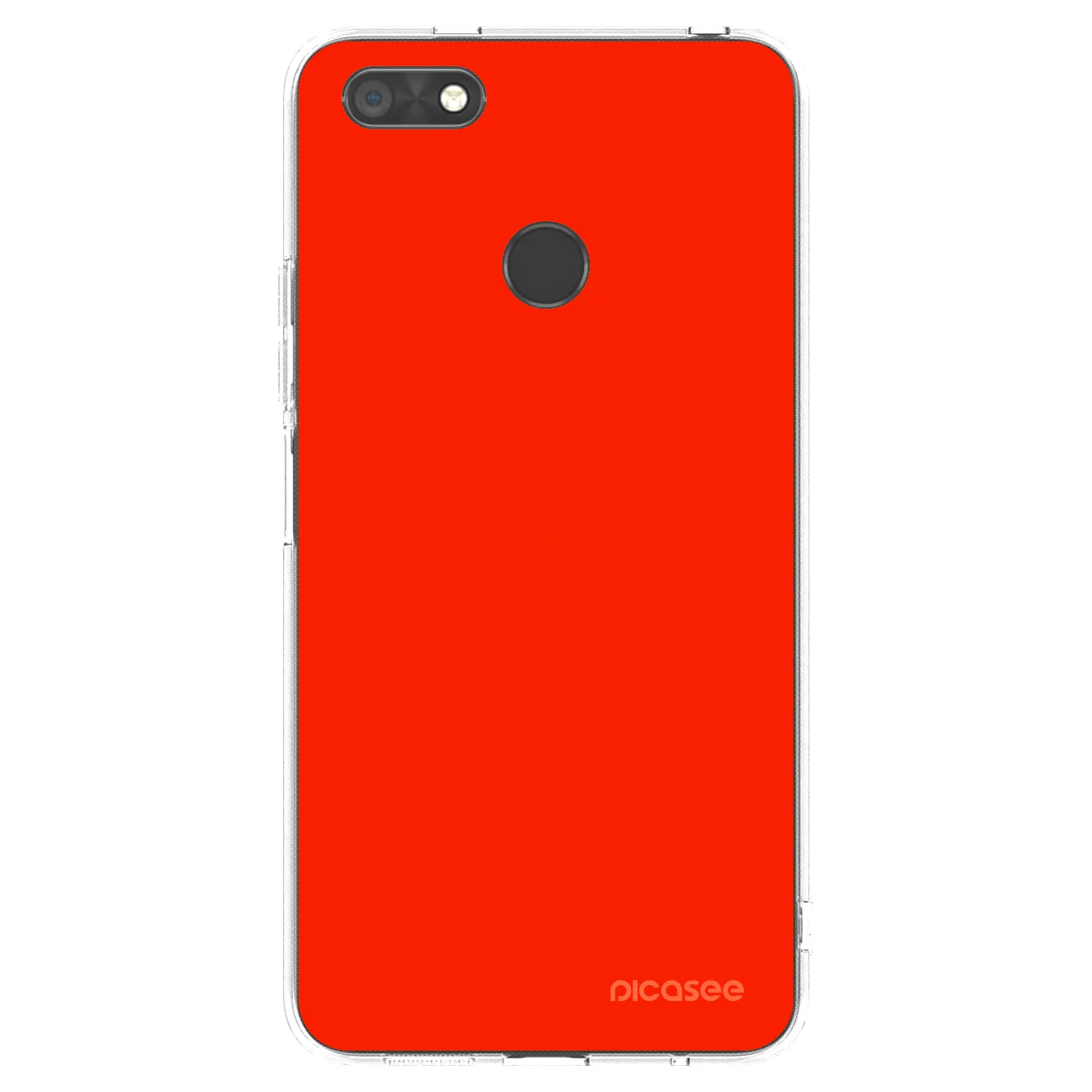 Picasee διαφανής θήκη σιλικόνης Huawei P9 Lite Mini - Maranello Red