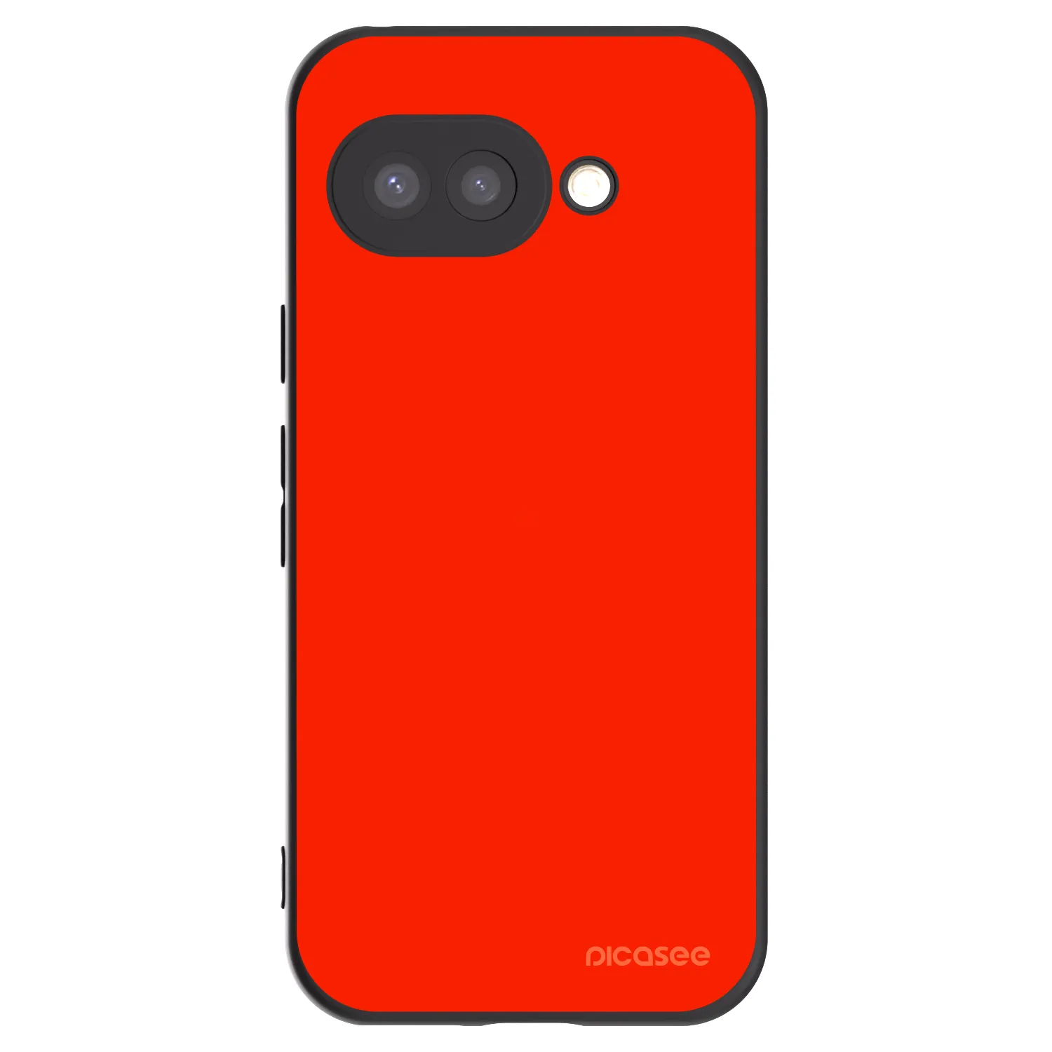 Picasee Μαύρη θήκη σιλικόνης για Google Pixel 9a - Maranello Red