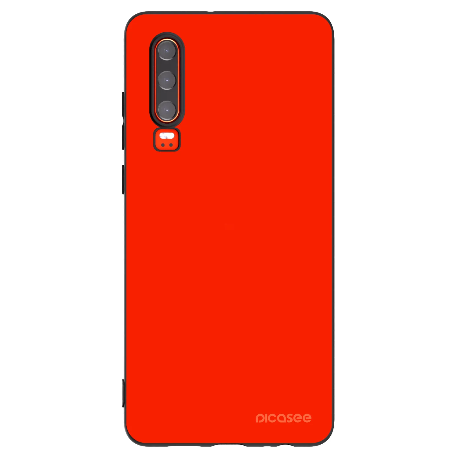 Picasee Μαύρη θήκη σιλικόνης για Huawei P30 - Maranello Red