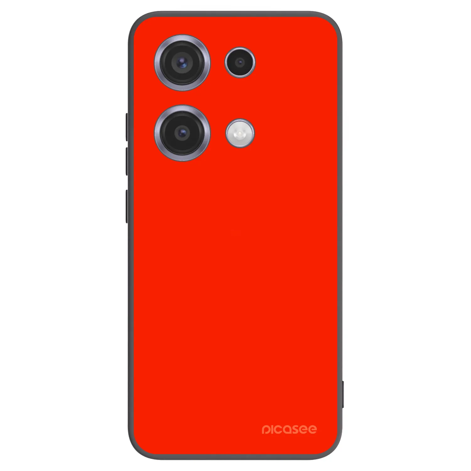 Picasee Μαύρη θήκη σιλικόνης για Xiaomi Redmi Note 14S - Maranello Red
