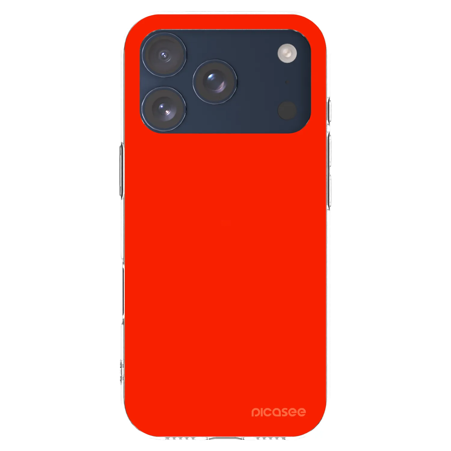 Picasee διαφανής θήκη σιλικόνης Apple iPhone 17 Pro - Maranello Red